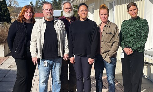 SPUNG-teamet i Sundsvall och två chefer.