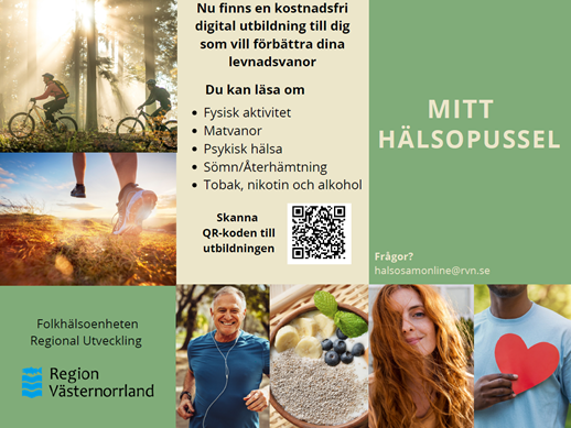 Mitt Hälsopussel ska förbättra levnadsvanor