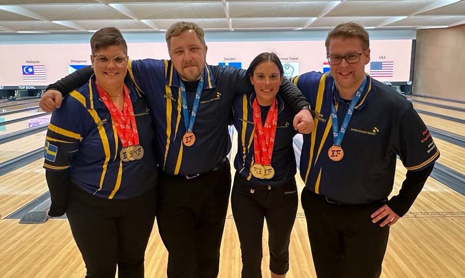 Svenska medaljörer på para-VM bowling 2025